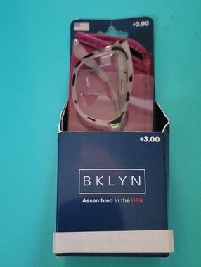 Pink Reading Glasses +3.00
